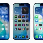 Giao diện 'Liquid Glass' mới của iOS 26 với hiệu ứng kính mờ