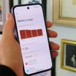 Giao diện theo dõi tình trạng pin trên Google Pixel