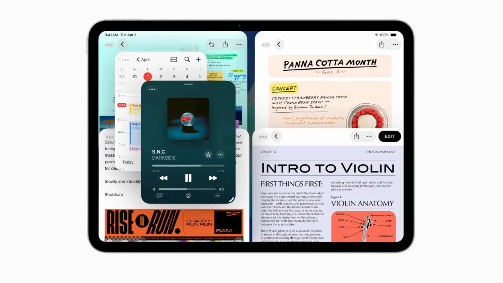 Hệ thống cửa sổ mới trên iPadOS 26 cho phép chạy nhiều ứng dụng cùng lúc và thay đổi kích thước linh hoạt