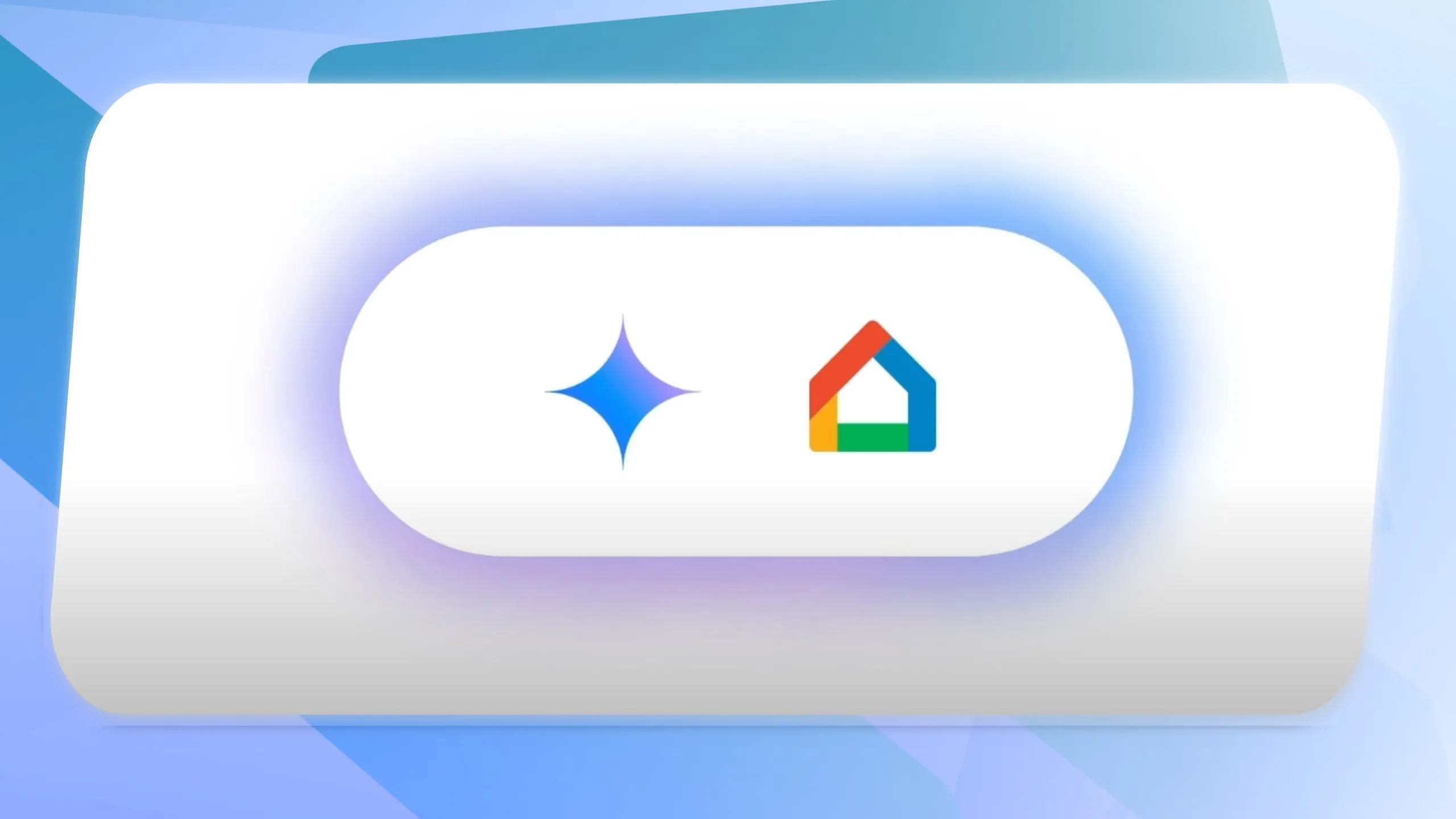 Logo Google Home và Gemini minh họa cho các tính năng nhà thông minh mới