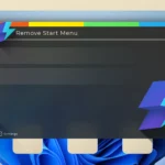 Màn hình Windows 11 với một ứng dụng thay thế Menu Start đang chạy