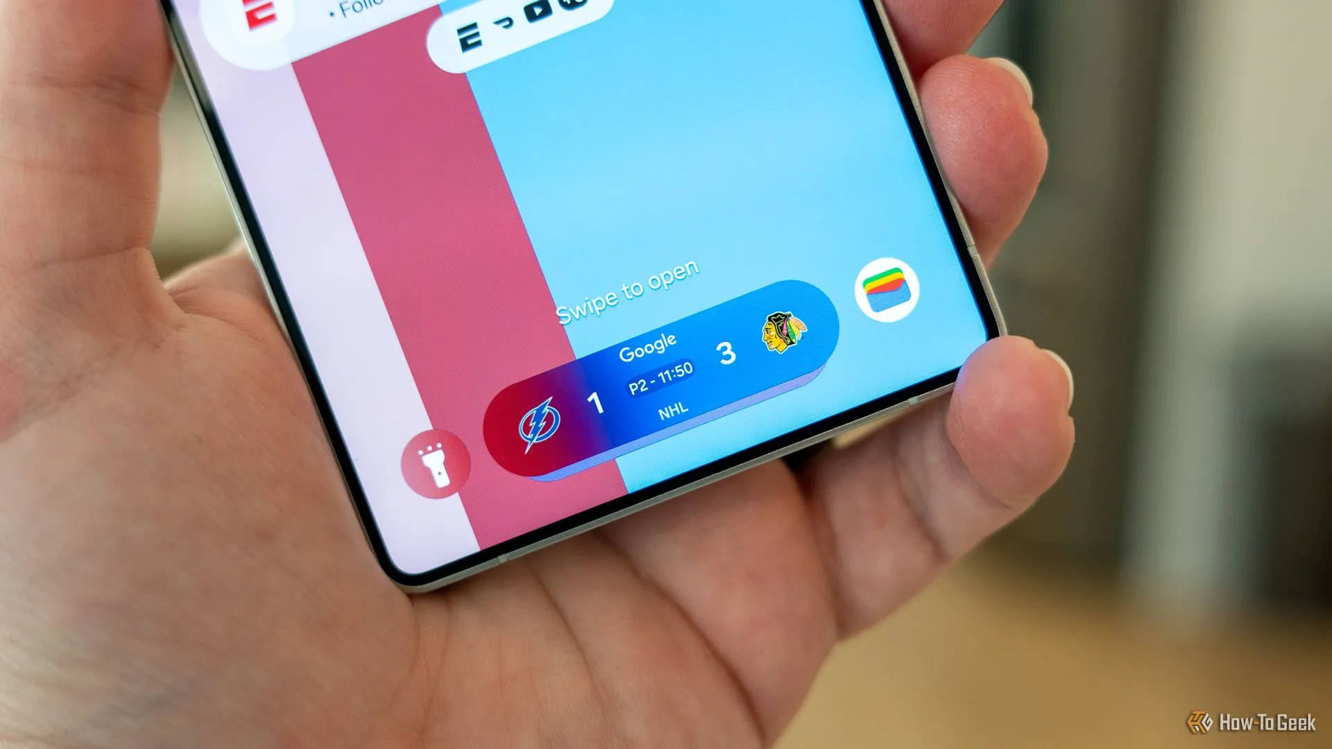 Thanh Now Bar hiển thị thông báo chế độ Không làm phiền (DND) trên màn hình điện thoại Samsung Galaxy S25 Ultra