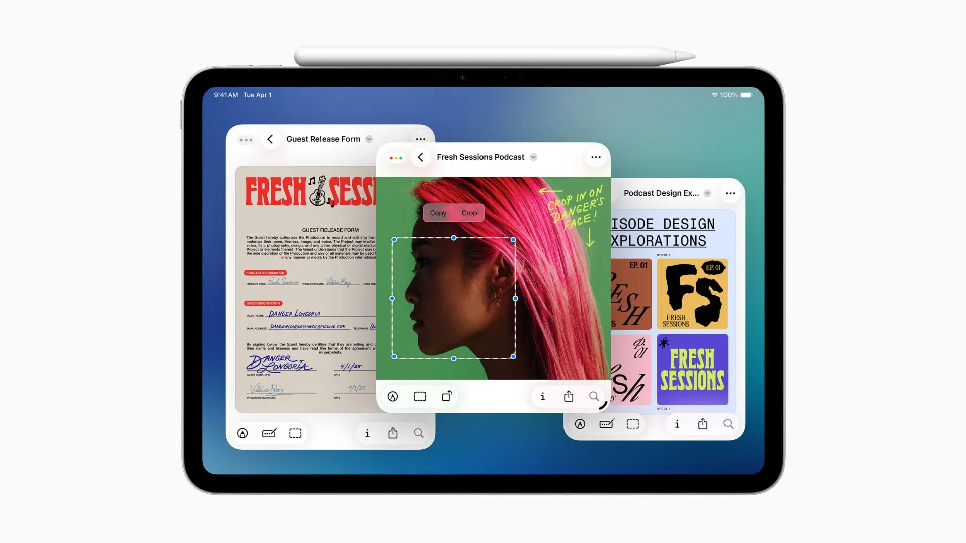 Ứng dụng Preview (Xem trước) hiện có trên iPadOS 26, cho phép người dùng xem và chỉnh sửa tệp