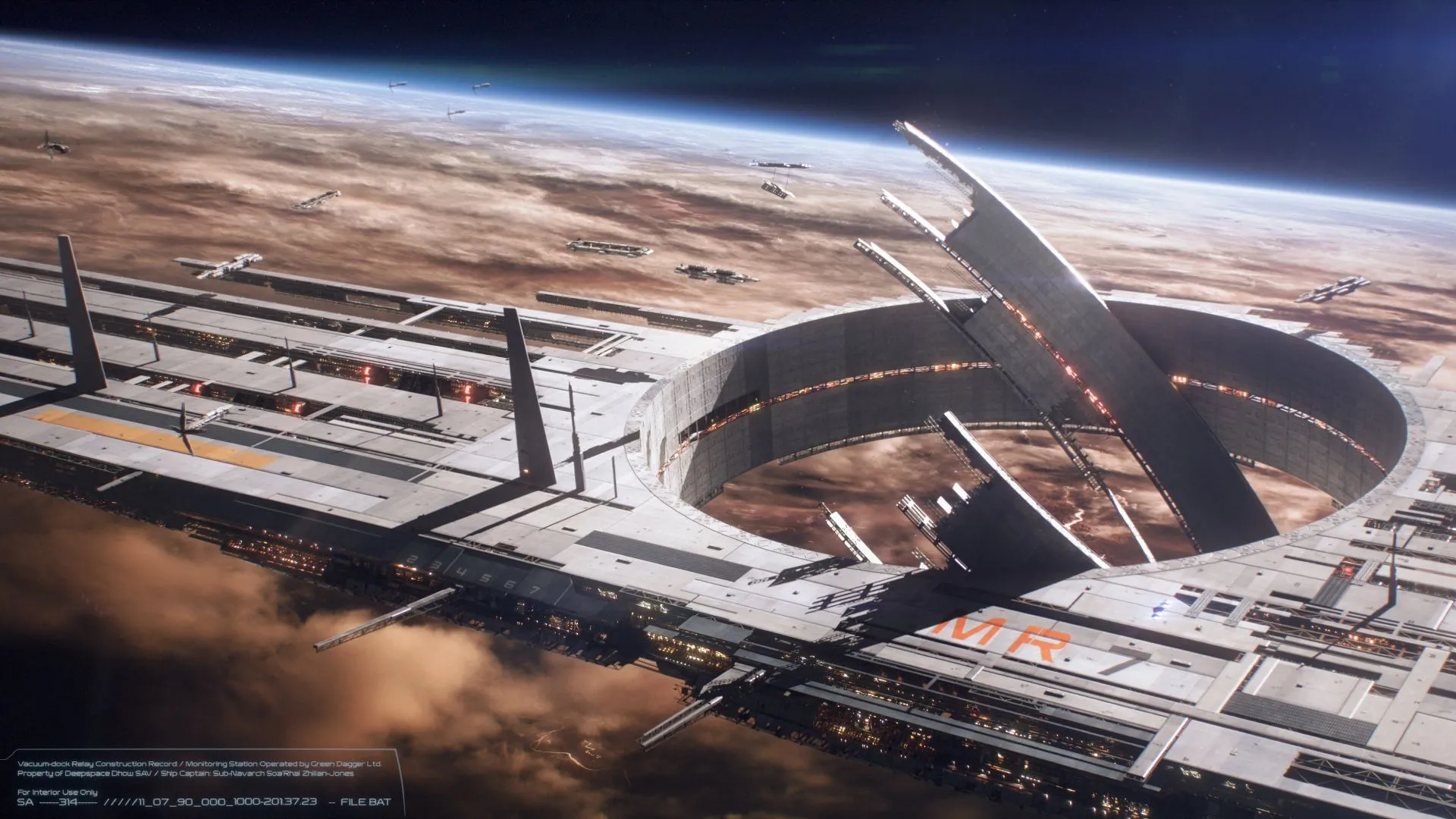 Bức phác thảo ý tưởng cho Mass Effect 5, gợi ý sự xuất hiện của Mass Relay hoặc trạm không gian