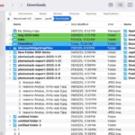 Giao diện Path Finder với tính năng Drop Stack đang được sử dụng để tập hợp các tệp từ nhiều vị trí.