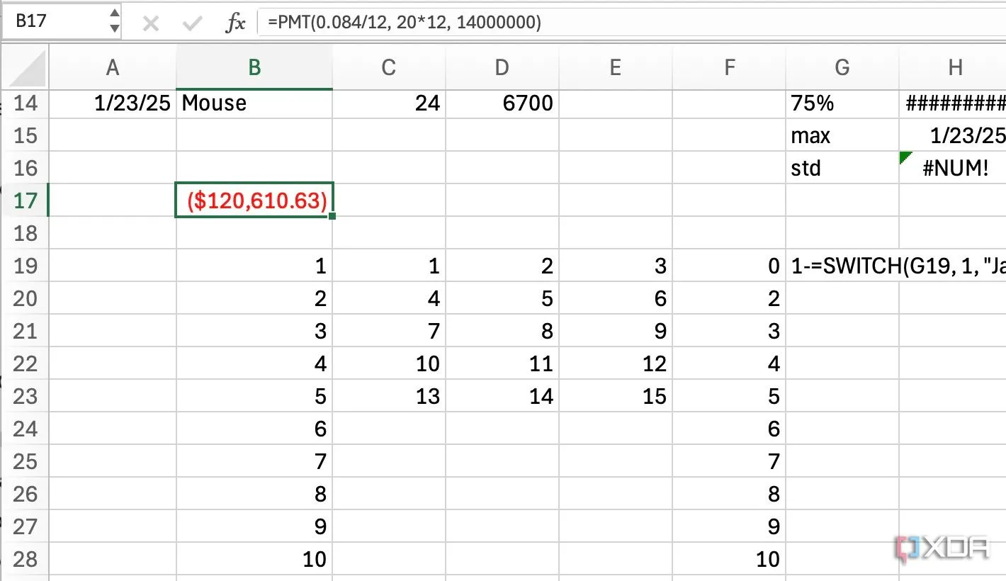 Hàm PMT trong Excel để tính toán khoản thanh toán định kỳ cho vay