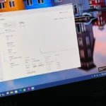 Hình ảnh hiển thị thông tin chi tiết về thời lượng pin và thời gian hoạt động của máy tính MSI Prestige 16 AI Evo, minh họa khả năng giám sát hệ thống.
