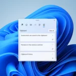 Lịch sử clipboard trên Windows 11 hiển thị các mục đã sao chép