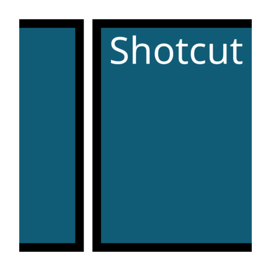 Logo của phần mềm chỉnh sửa video mã nguồn mở Shotcut