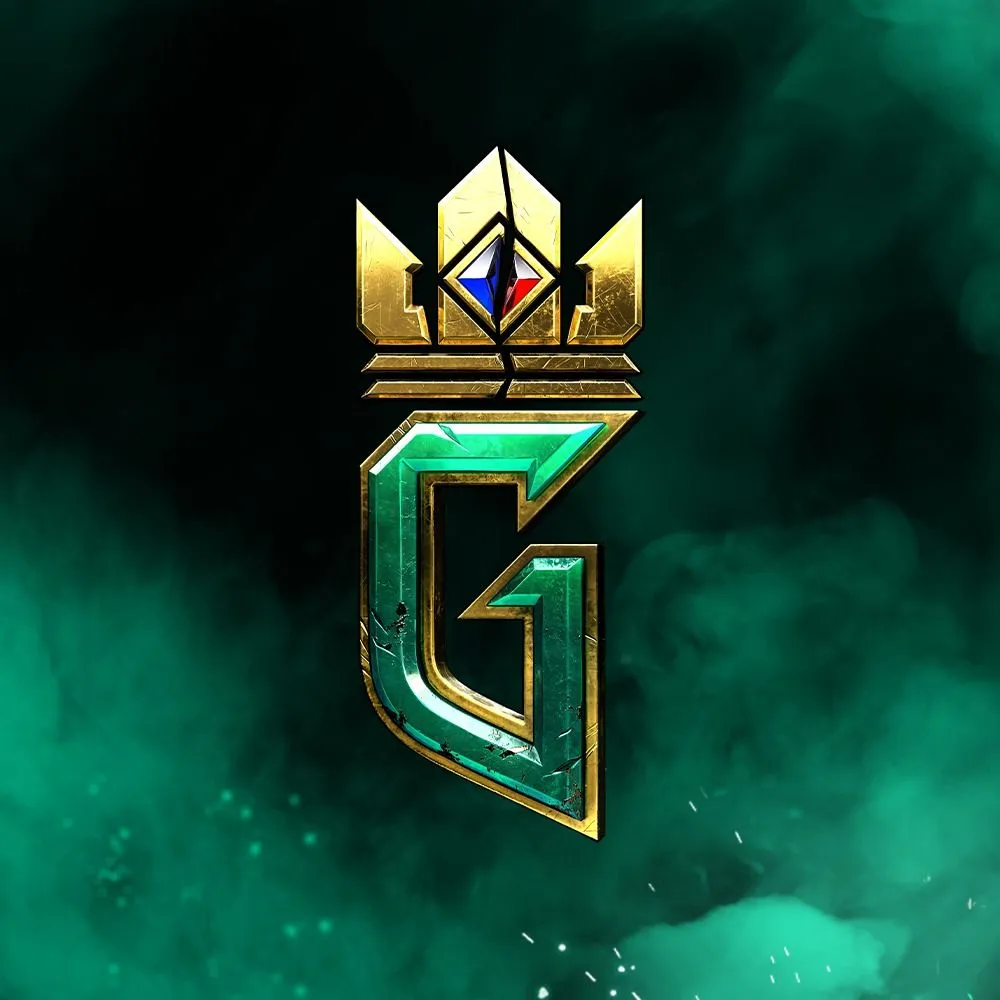 Logo Gwent The Witcher Card Game với biểu tượng Sói và các thẻ bài mang phong cách fantasy