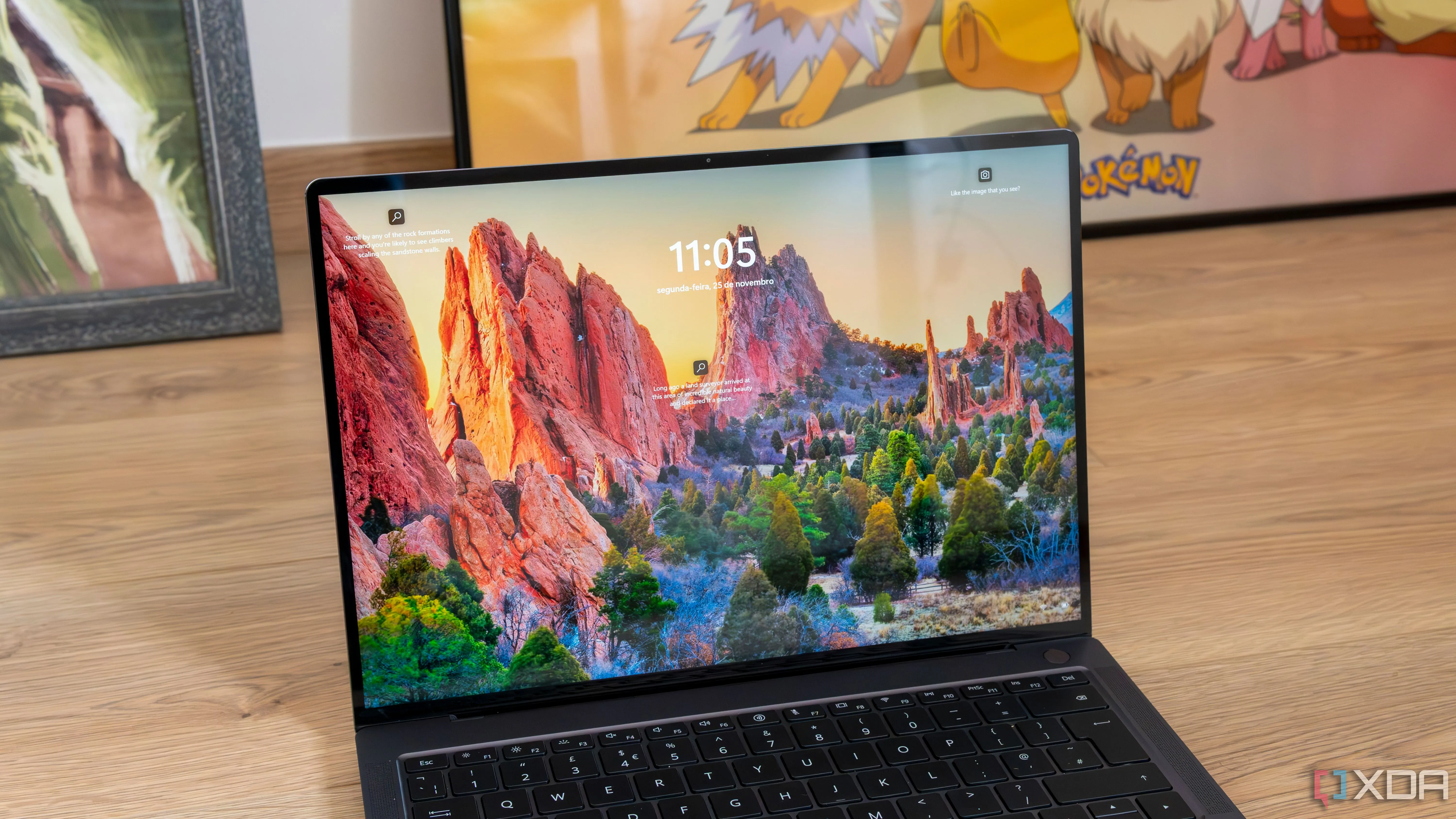 Màn hình khóa Windows 11 hiển thị các widget có thể tùy chỉnh