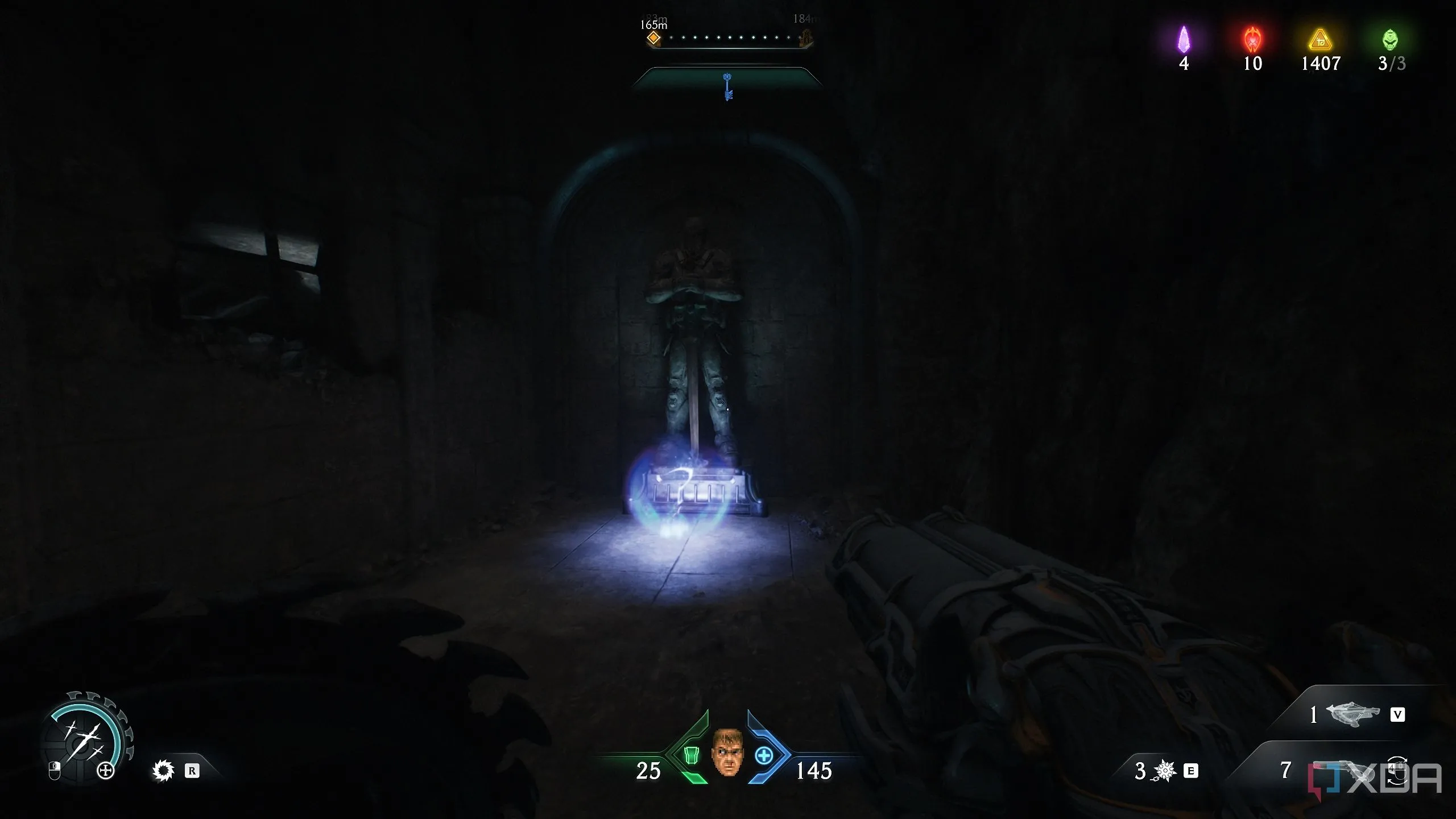 Một vật phẩm sưu tầm bí mật là Skin Vũ Khí trong Chương 20 của Doom: The Dark Ages
