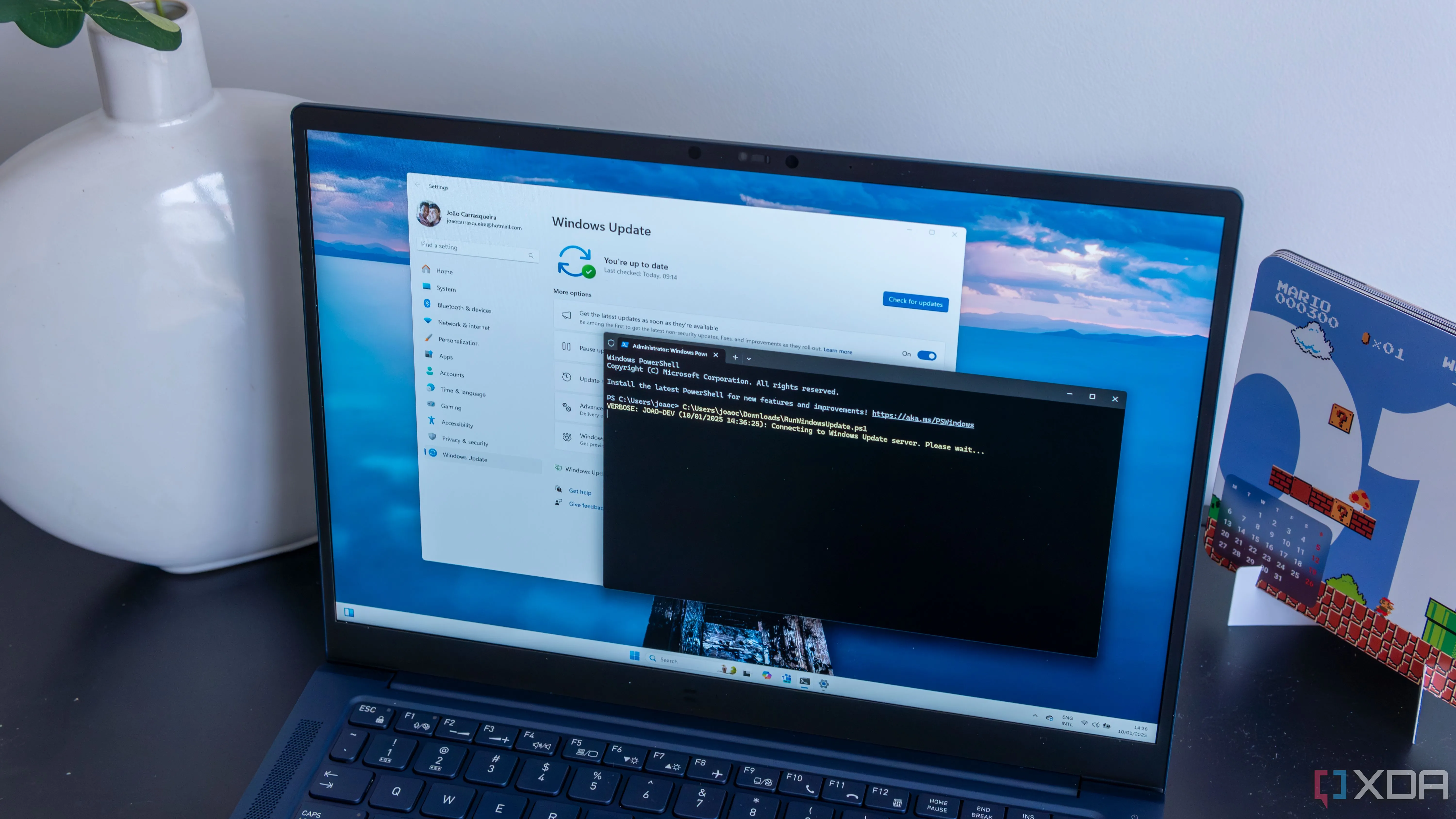 Người dùng Windows 11 thao tác trên PowerShell để cập nhật và khắc phục lỗi hệ thống