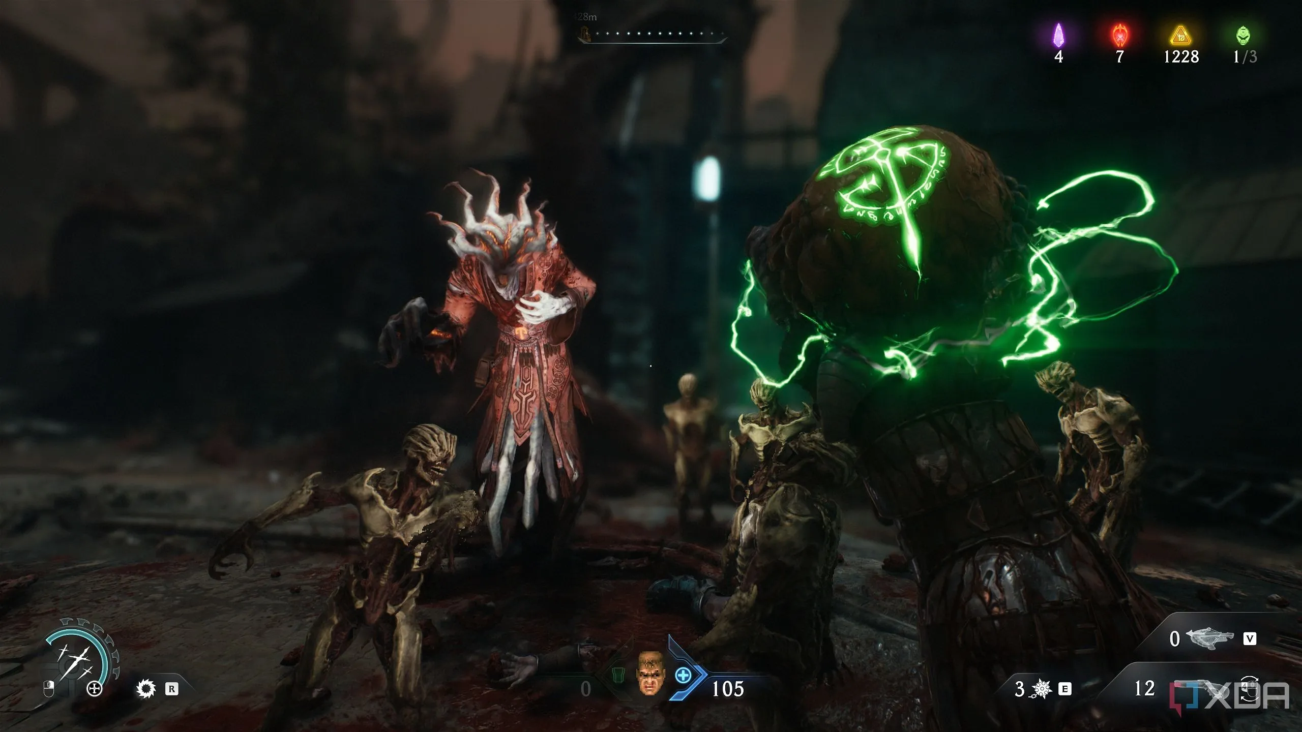Tinh hoa quỷ dữ tăng giáp trong Chương 20 của Doom: The Dark Ages
