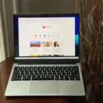 Trình duyệt Firefox đang hoạt động trên máy tính xách tay Chromebook, biểu tượng của sự lựa chọn trình duyệt đa dạng.