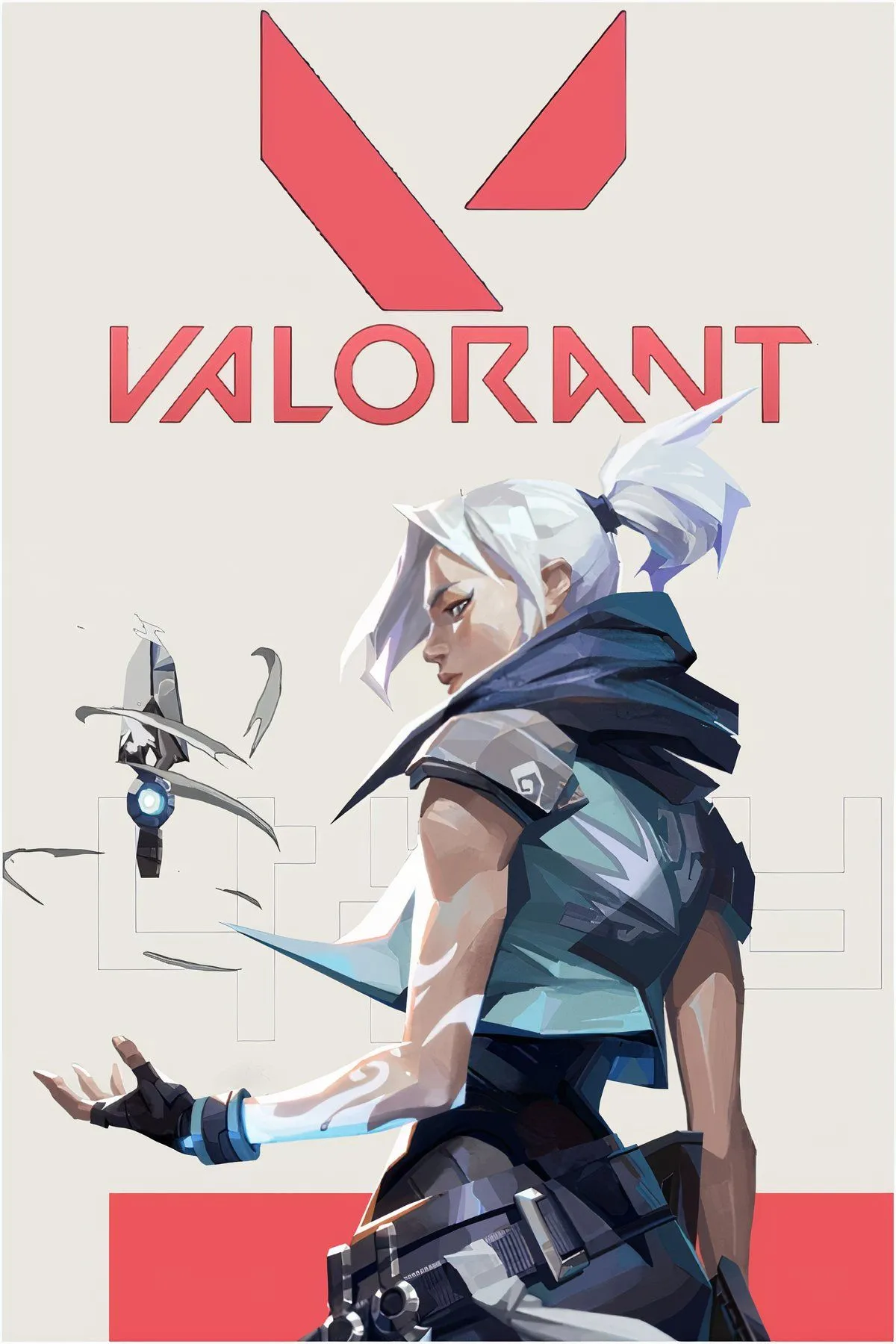 Agent trong Valorant đang chiến đấu, game bắn súng chiến thuật eSports