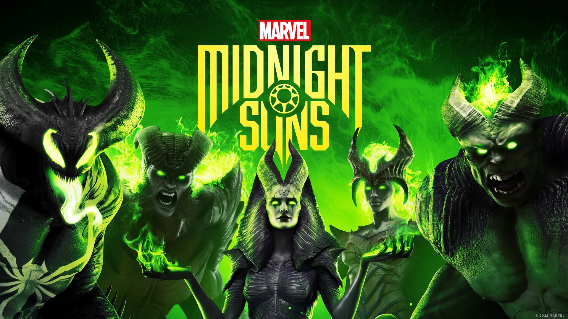 Ảnh bìa chính của phiên bản Legendary Edition của Marvel's Midnight Suns