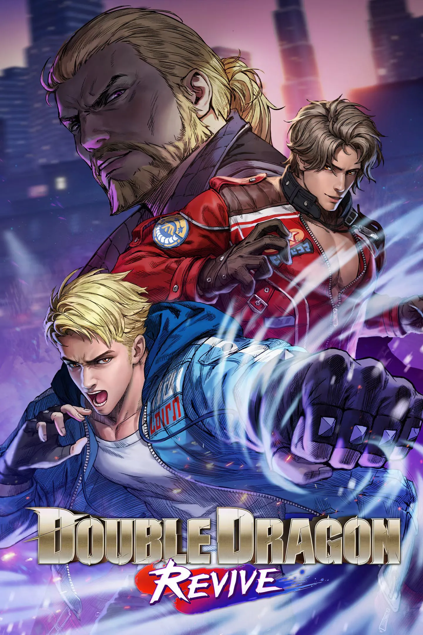 Ảnh bìa Double Dragon Revive, tựa game beat 'em up cổ điển được làm lại với đồ họa hiện đại, hứa hẹn mang lại trải nghiệm hành động cuộn ngang quen thuộc.