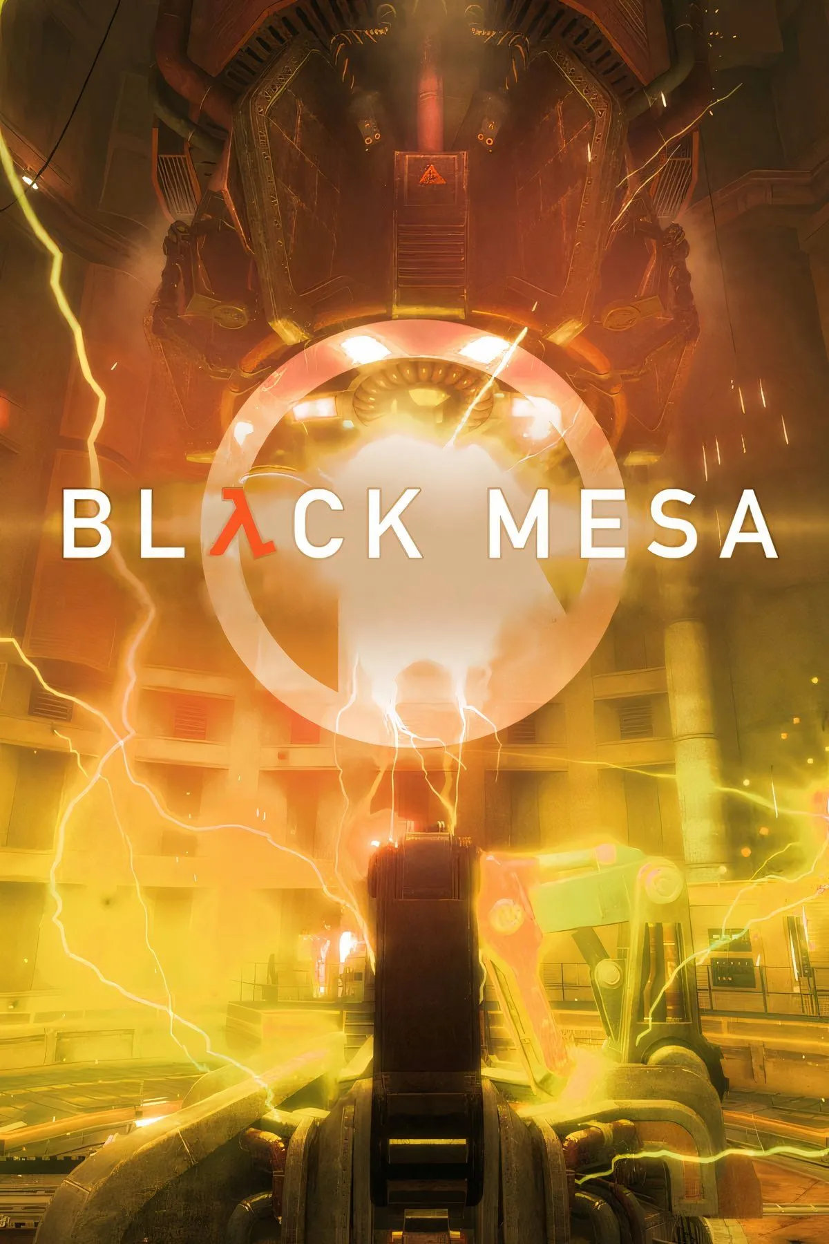 Ảnh bìa game Black Mesa, phiên bản làm lại của Half-Life với đồ họa và gameplay cải tiến