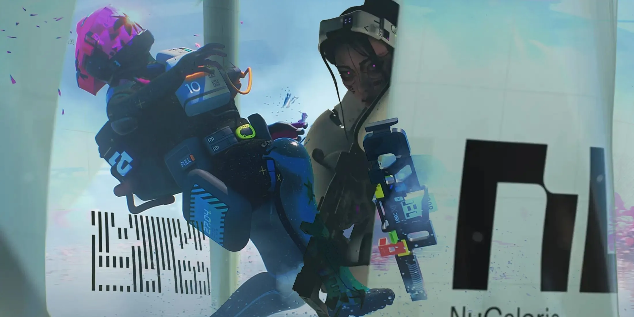 Ảnh concept môi trường game Marathon với các chi tiết đồ họa futuristic