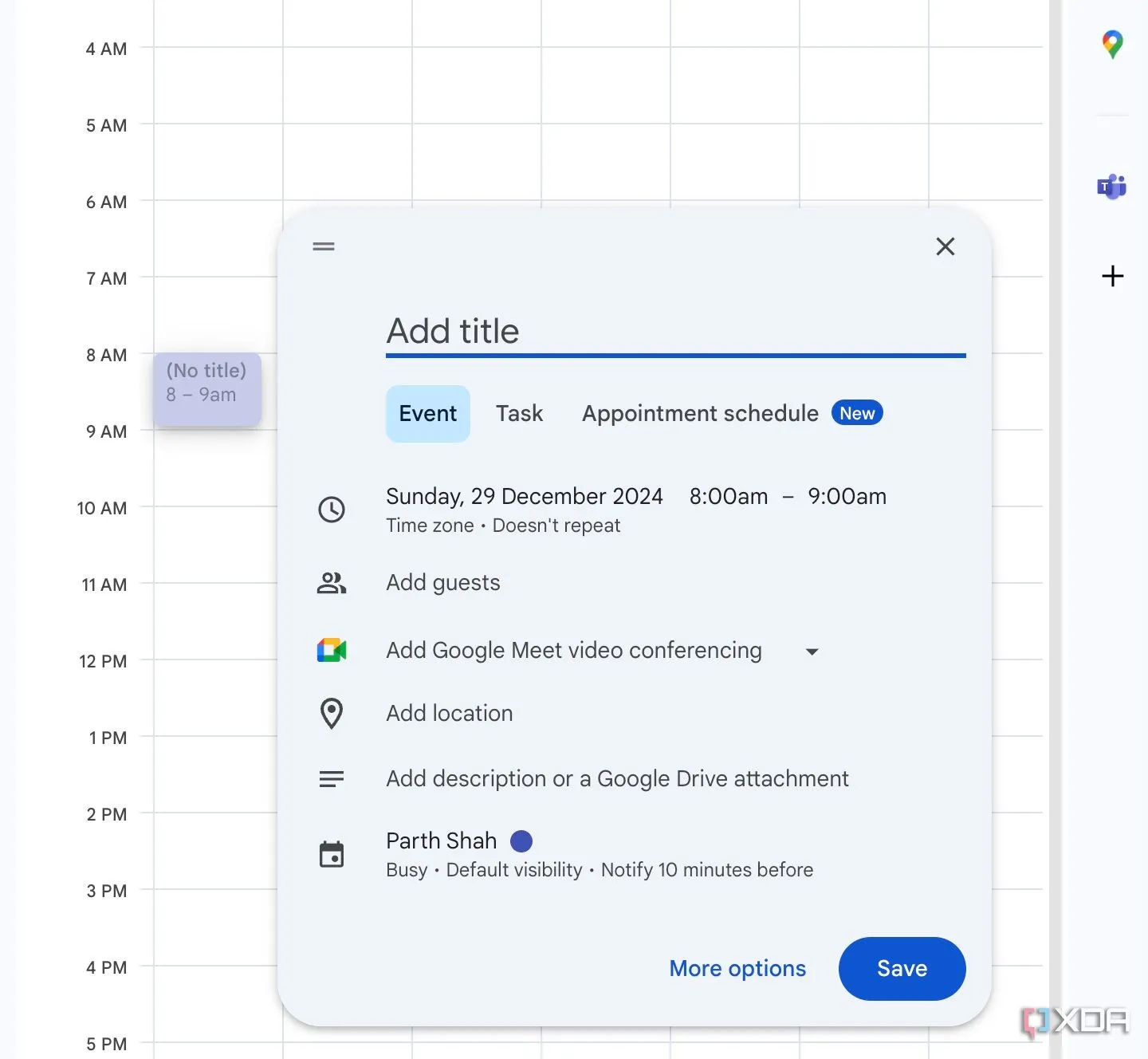 Áp dụng phương pháp time-blocking trong Google Calendar để phân bổ thời gian cho từng nhiệm vụ cụ thể.