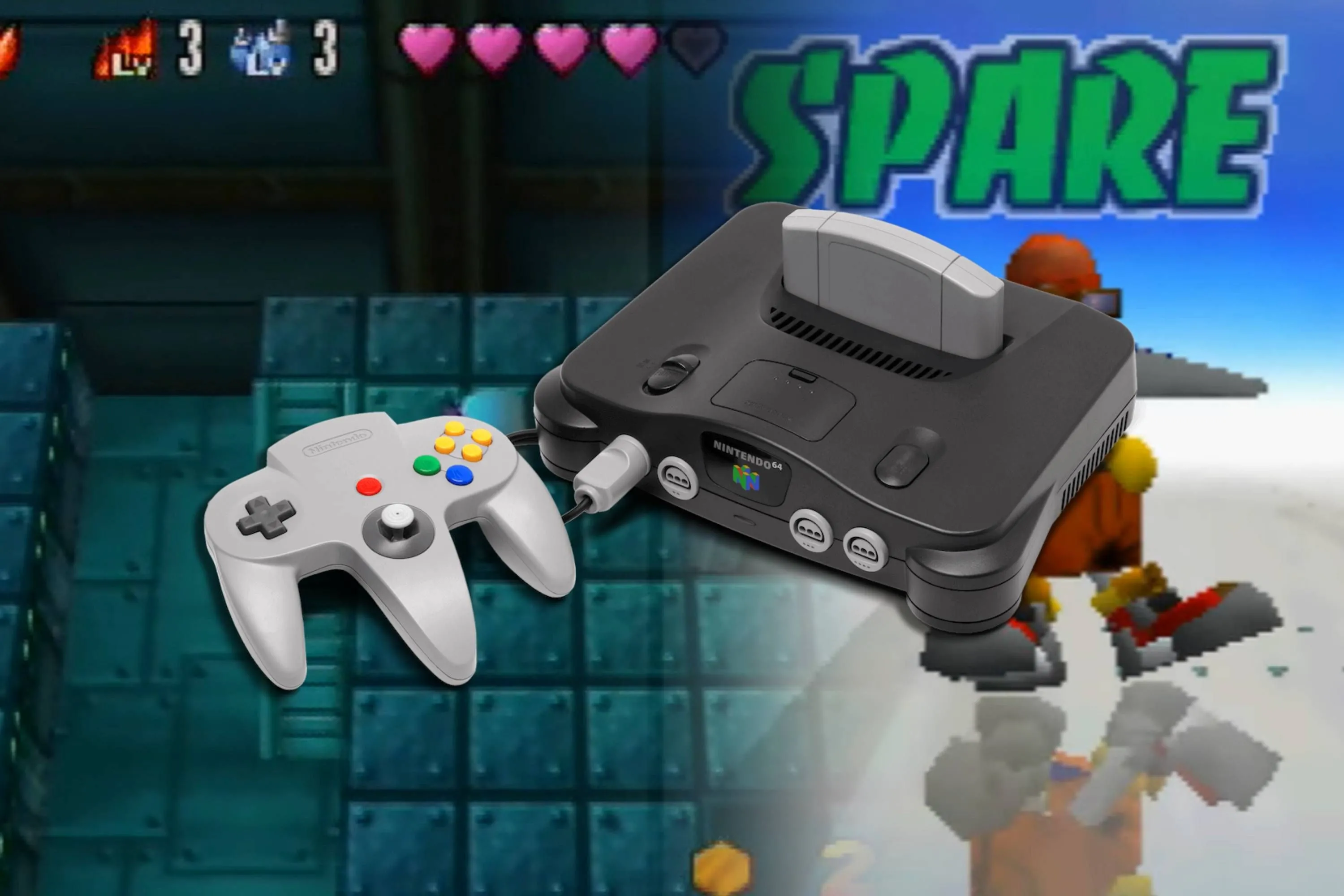 Băng game kinh điển của Nintendo 64 như Mario Kart 64 và The Legend of Zelda: Ocarina of Time