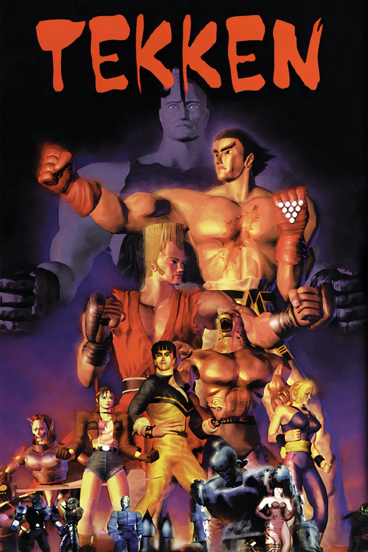 Bìa đĩa game Tekken phiên bản Long Box cực hiếm trên PlayStation 1