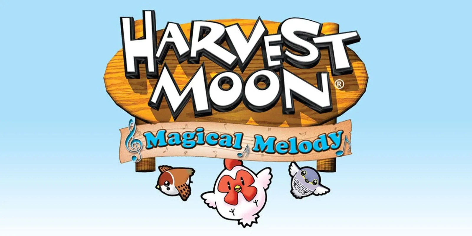 Bìa đĩa phiên bản Wii của tựa game Harvest Moon: Magical Melody