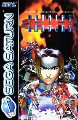 Bìa game Burning Rangers, một tựa game hiếm của Sega Saturn do Sonic Team phát triển
