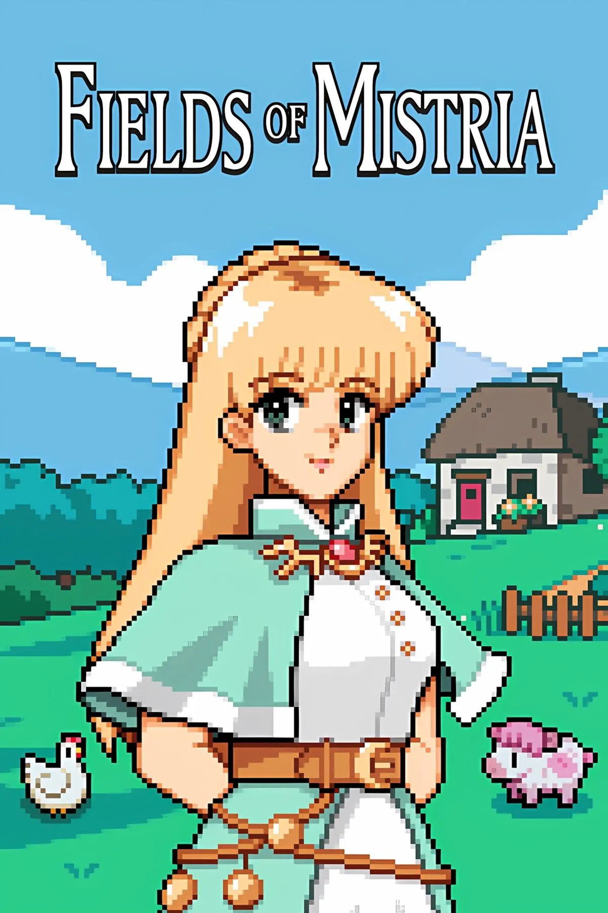 Bìa game Fields of Mistria, tựa game mô phỏng nông trại phong cách Stardew Valley