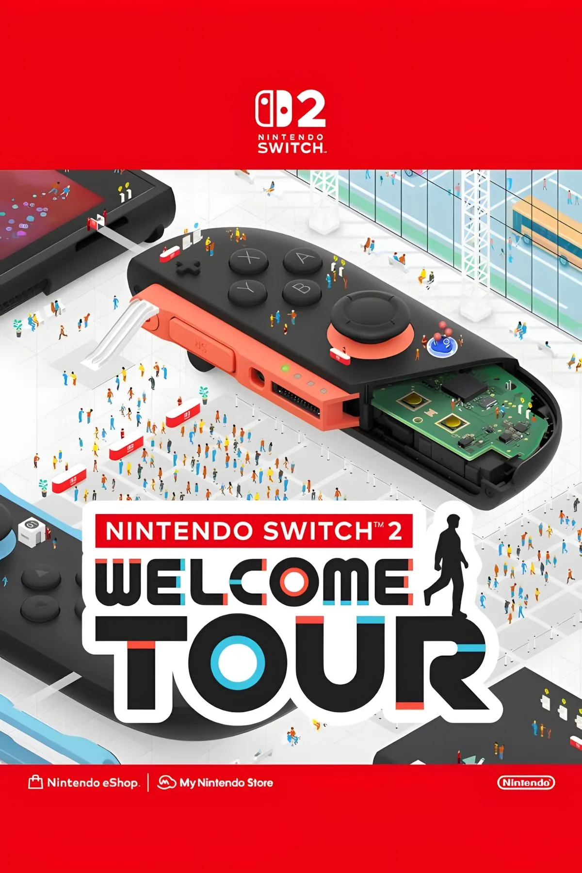 Bìa game Nintendo Switch 2 Welcome Tour, biểu tượng cho trải nghiệm khám phá các tính năng của console Nintendo Switch 2