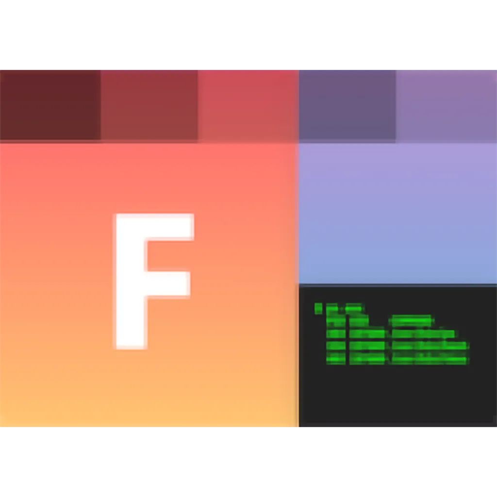 Biểu tượng FancyWM, một công cụ quản lý cửa sổ xếp lát (tiling window manager) trên Windows giúp sắp xếp không gian làm việc.