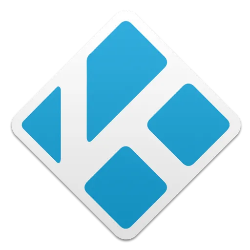 Biểu tượng Kodi màu xanh đặc trưng