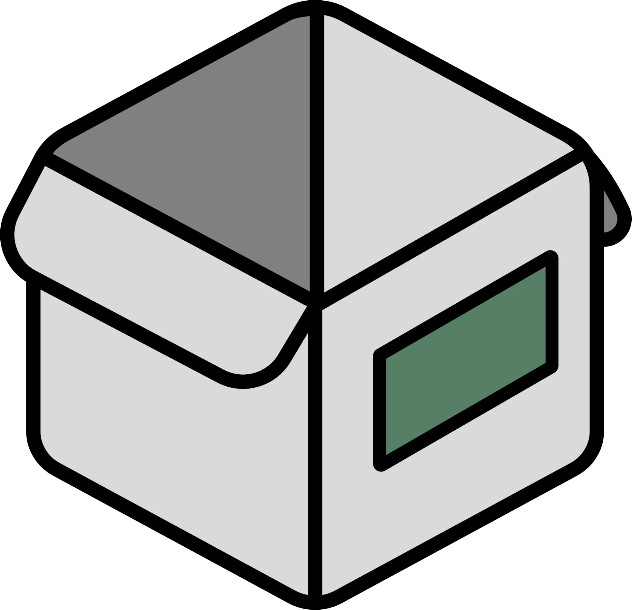 Biểu tượng ứng dụng Homebox với hình hộp chữ nhật biểu trưng cho việc quản lý kho đồ dùng, mang lại sự sắp xếp gọn gàng.
