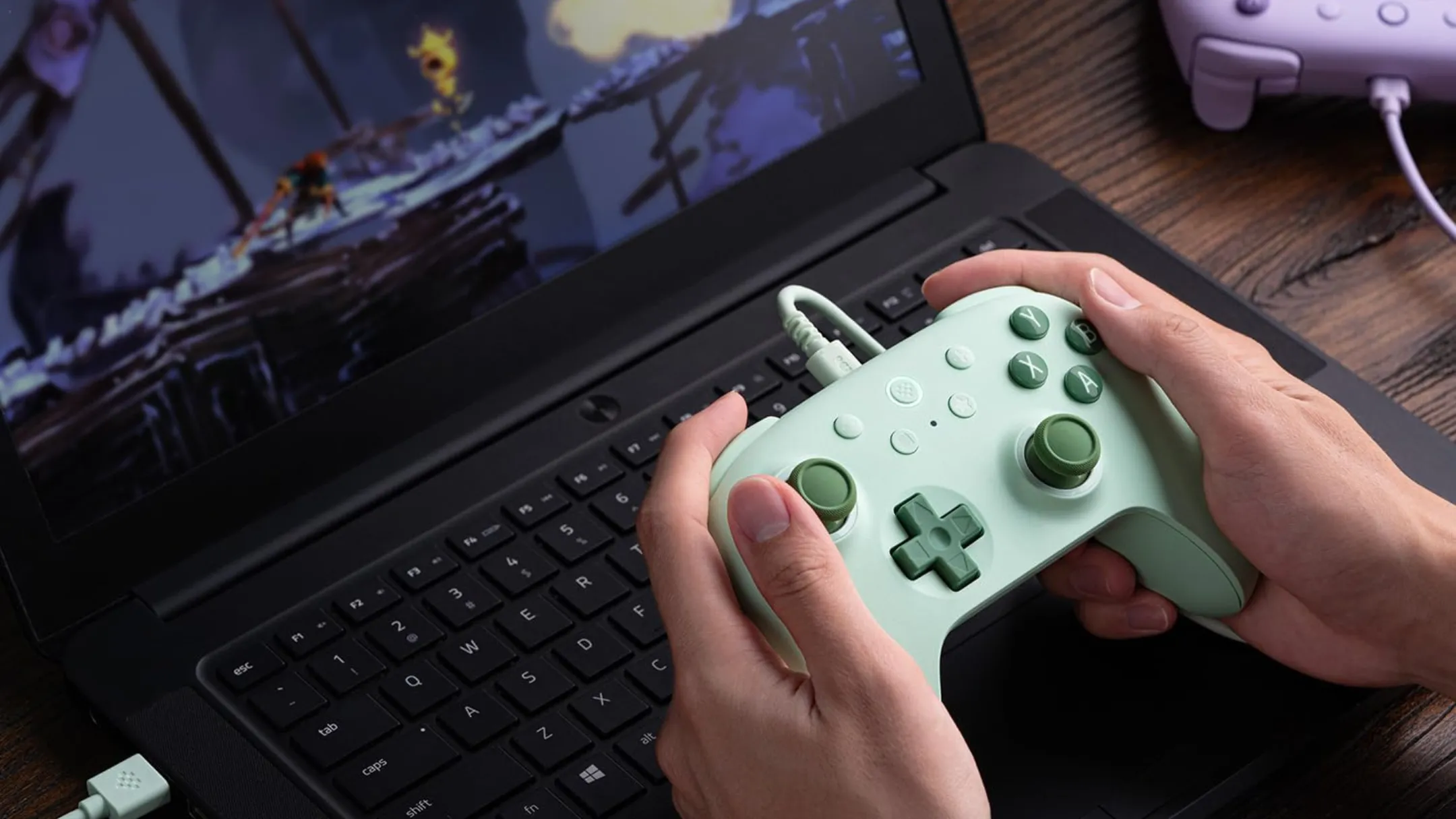 Bộ điều khiển 8Bitdo Ultimate 2C phù hợp chơi game trên GeForce Now