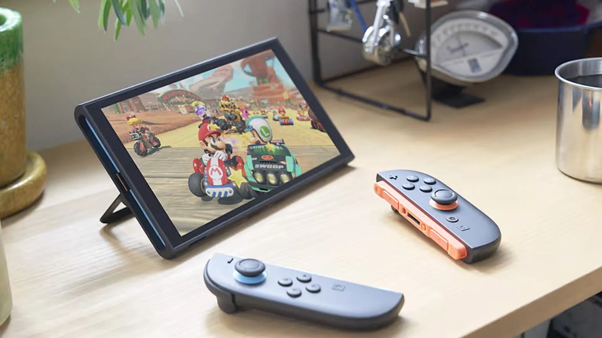 Bộ điều khiển Joy-Con và phụ kiện của Nintendo Switch 2, minh họa những đổi mới nhưng cũng tiềm ẩn rủi ro trong tương lai