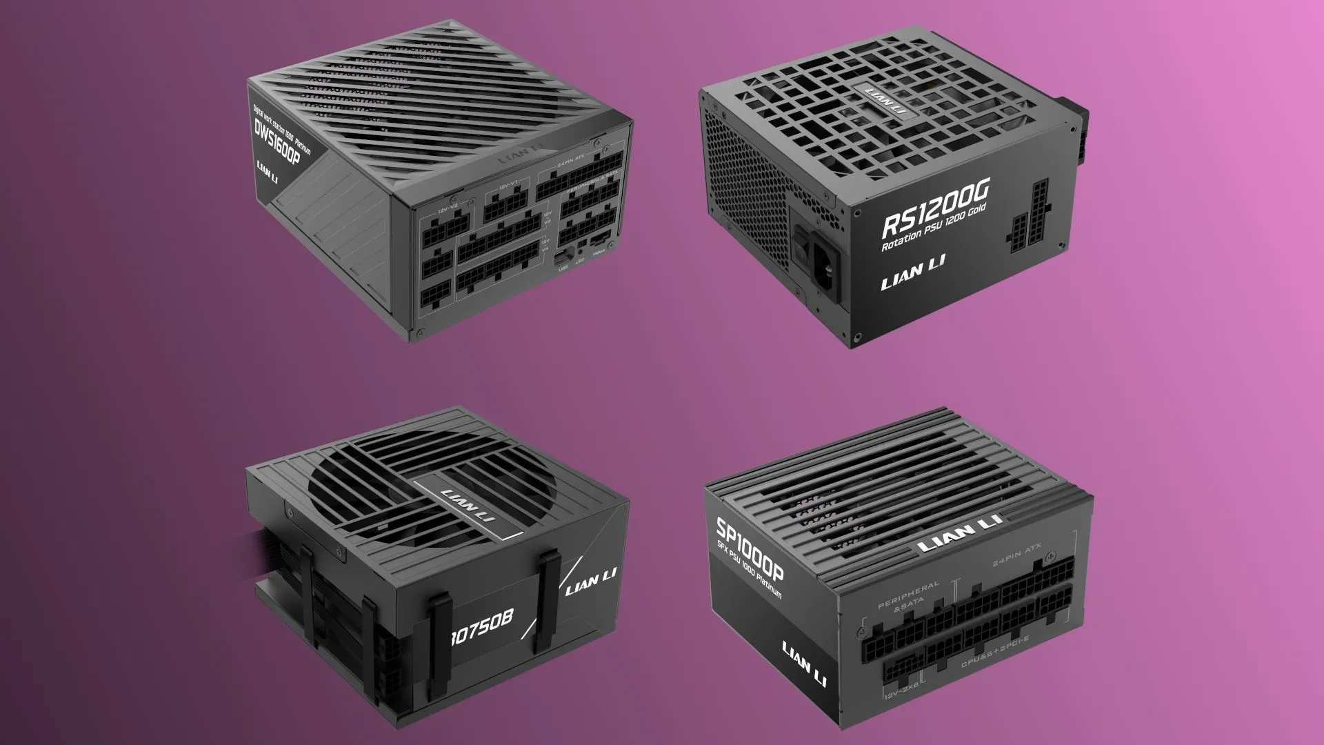 Các dòng bộ nguồn (PSU) mới của Lian Li được trưng bày tại Computex 2025