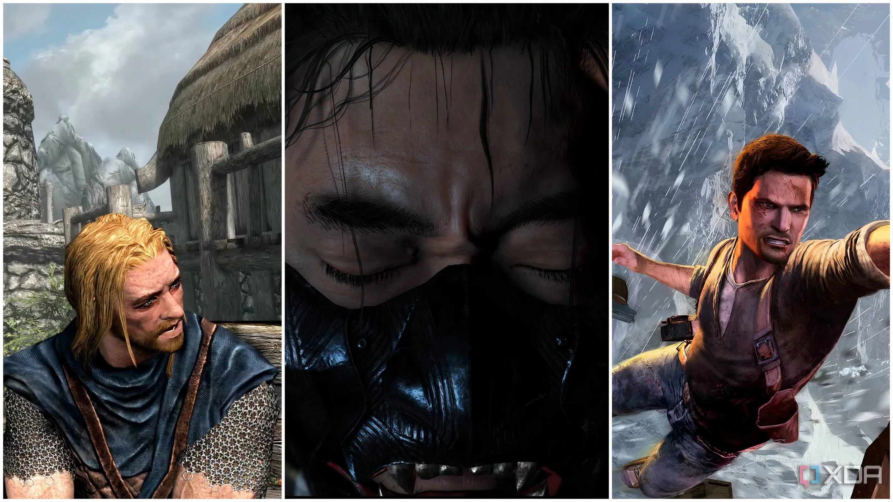 Các nhân vật game biểu tượng như Jin Sakai, Nathan Drake, Ralof, minh họa cho trải nghiệm chơi game hấp dẫn mà Lost Soul Aside hứa hẹn