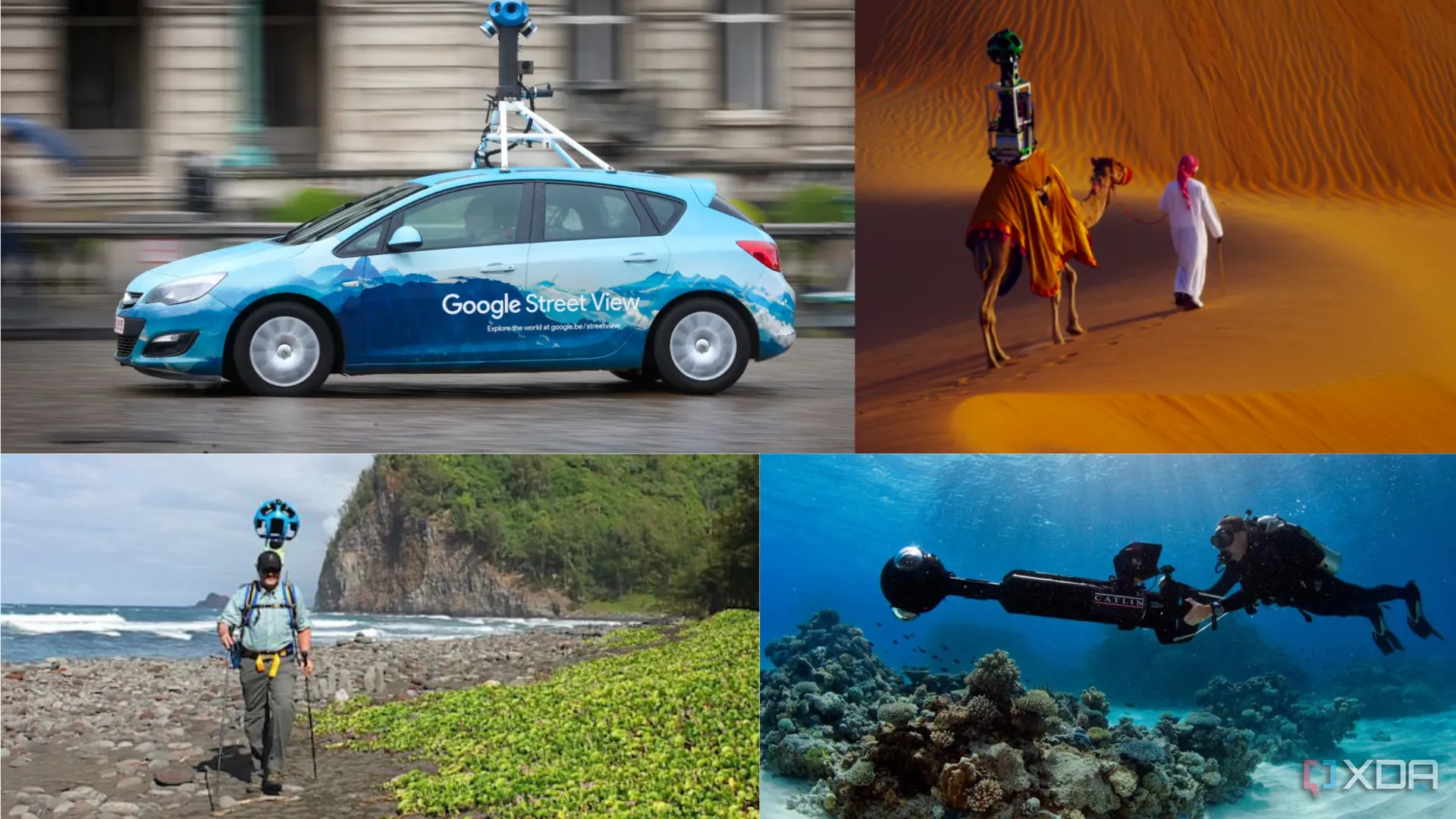 Các phương pháp sáng tạo Google Maps sử dụng để thu thập dữ liệu Street View trên nhiều địa hình