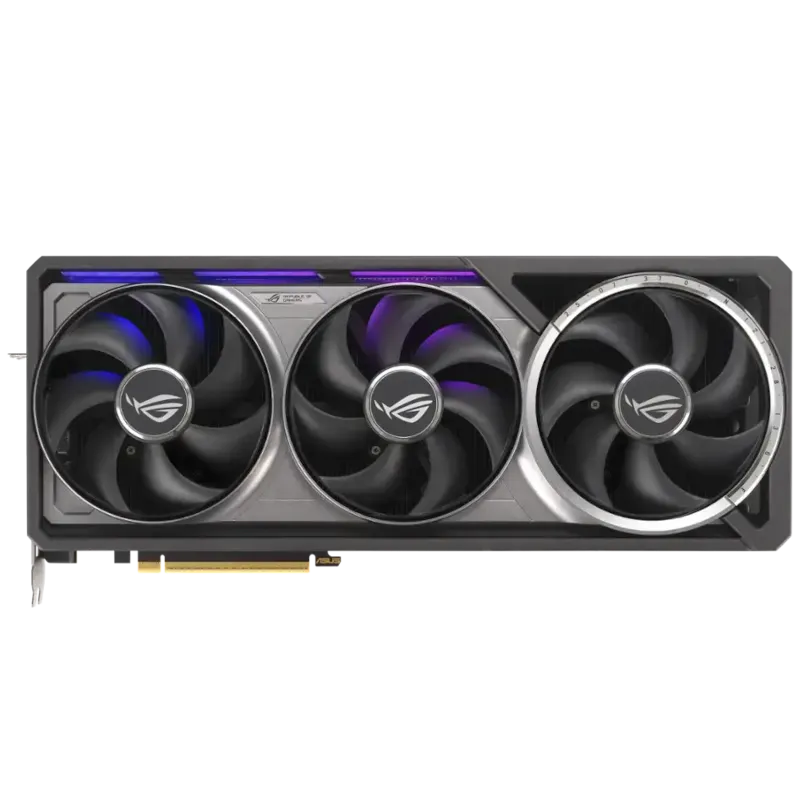 Cận cảnh hệ thống 4 quạt tản nhiệt của Asus ROG Astral RTX 5090