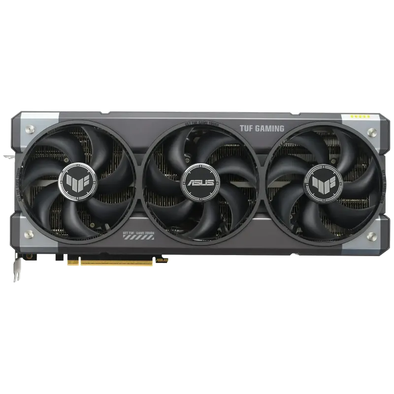 Cận cảnh hệ thống tản nhiệt ba quạt và Vapor Chamber của Asus TUF RTX 5090