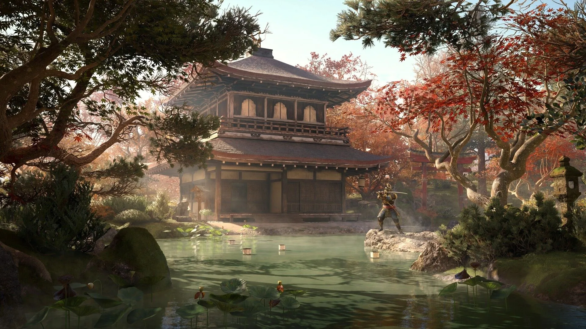 Cận cảnh một cảnh trong Assassin's Creed Shadows