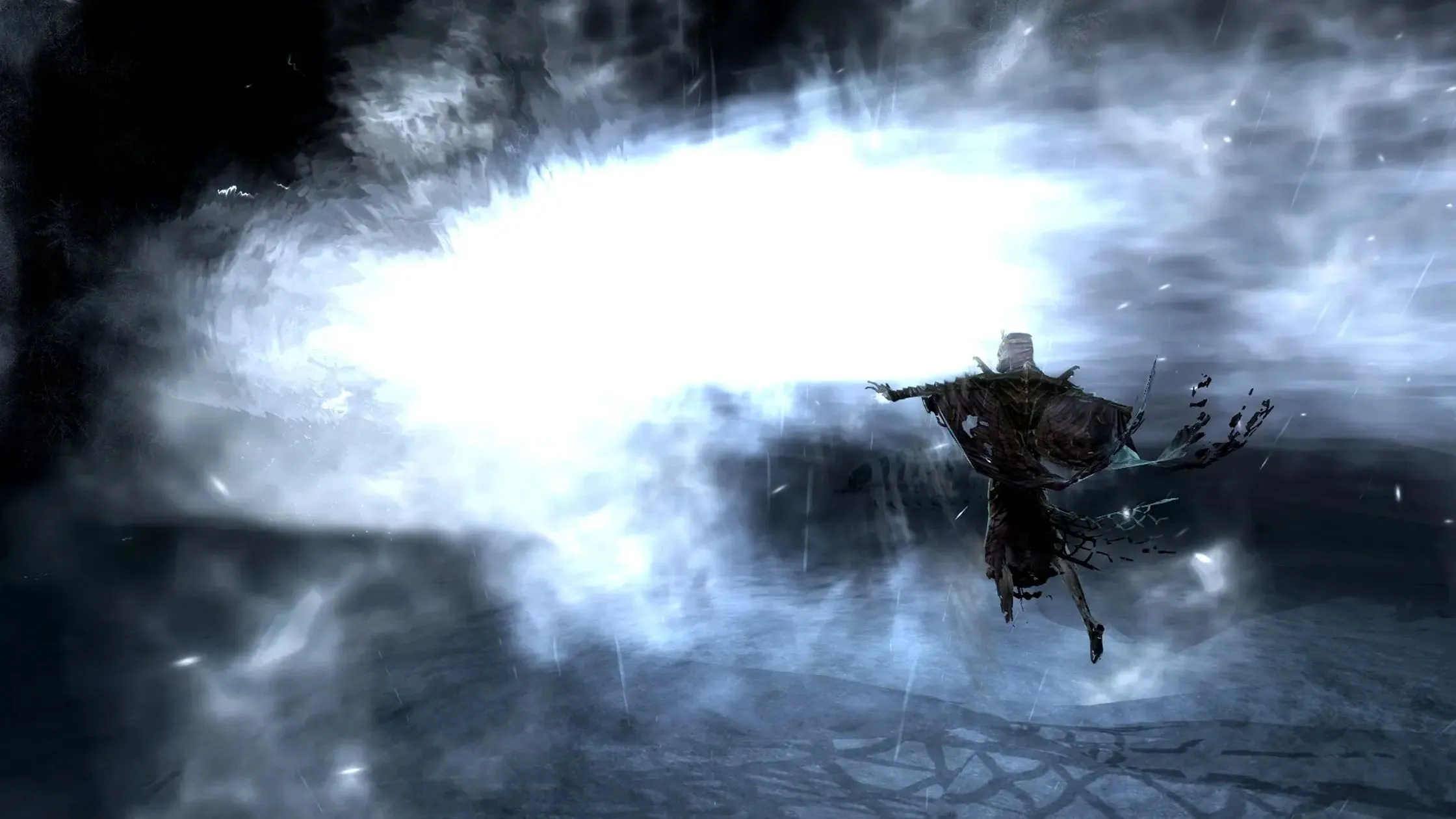 Cảnh chiến đấu trong Skyrim với AI được cải thiện từ mod Skyrim Revamped, tăng cường độ thử thách