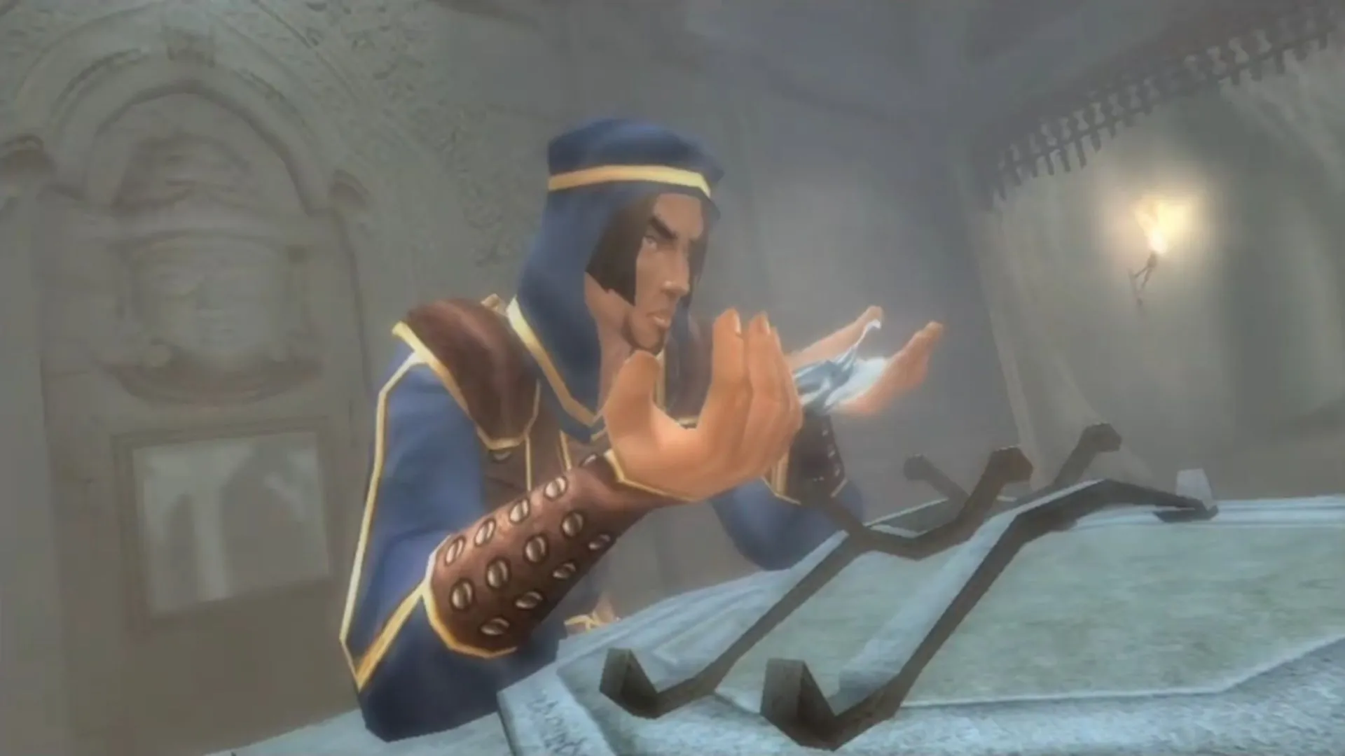 Cảnh game Dagger of Time được tìm thấy trong Prince of Persia: The Sands of Time
