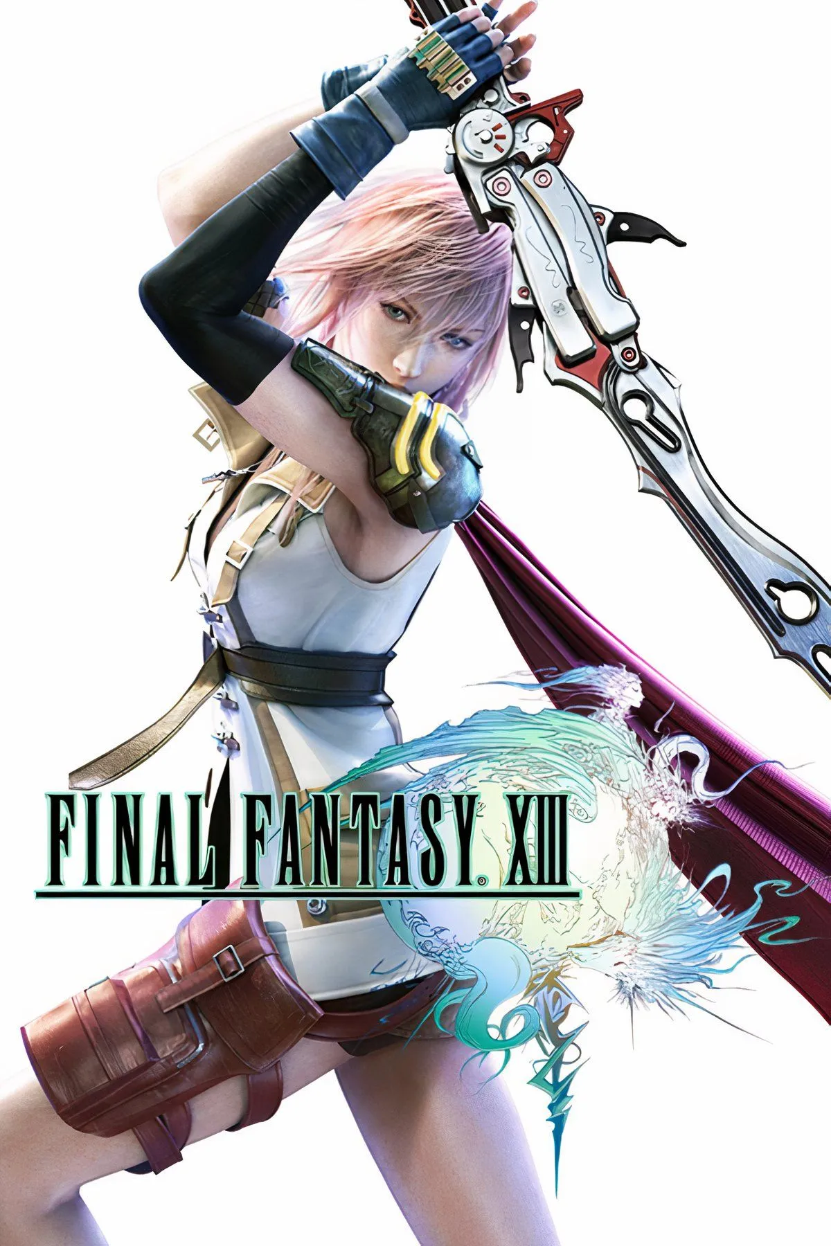 Cảnh game Final Fantasy XIII với các nhân vật chính Lightning và đồng đội đang chiến đấu, minh họa đồ họa ấn tượng của tựa game JRPG có nhạc nền xuất sắc.