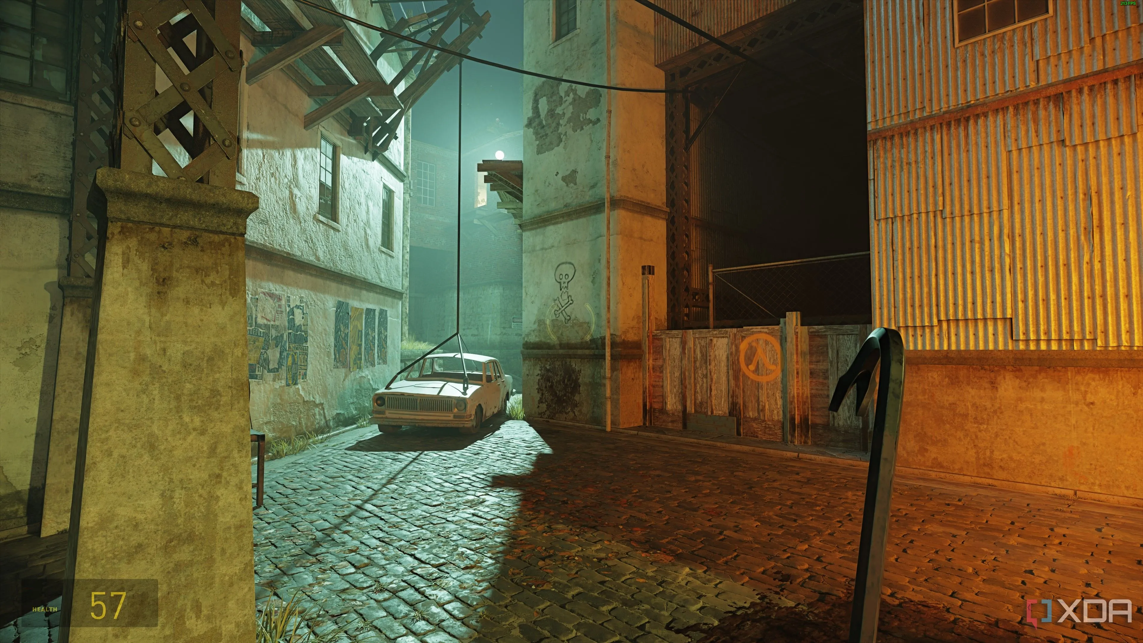 Cảnh game Half-Life 2 RTX với đồ họa nâng cấp