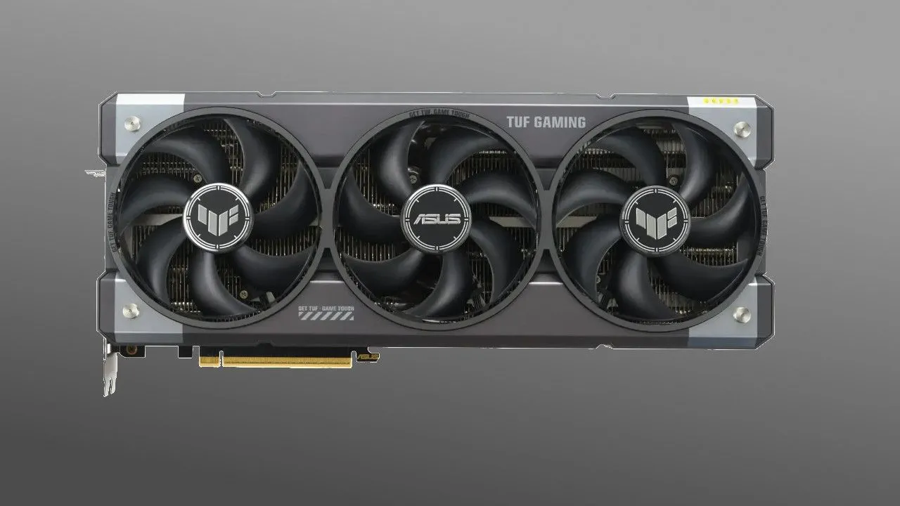 Card đồ họa Asus TUF GeForce RTX 5090 với thiết kế bền bỉ