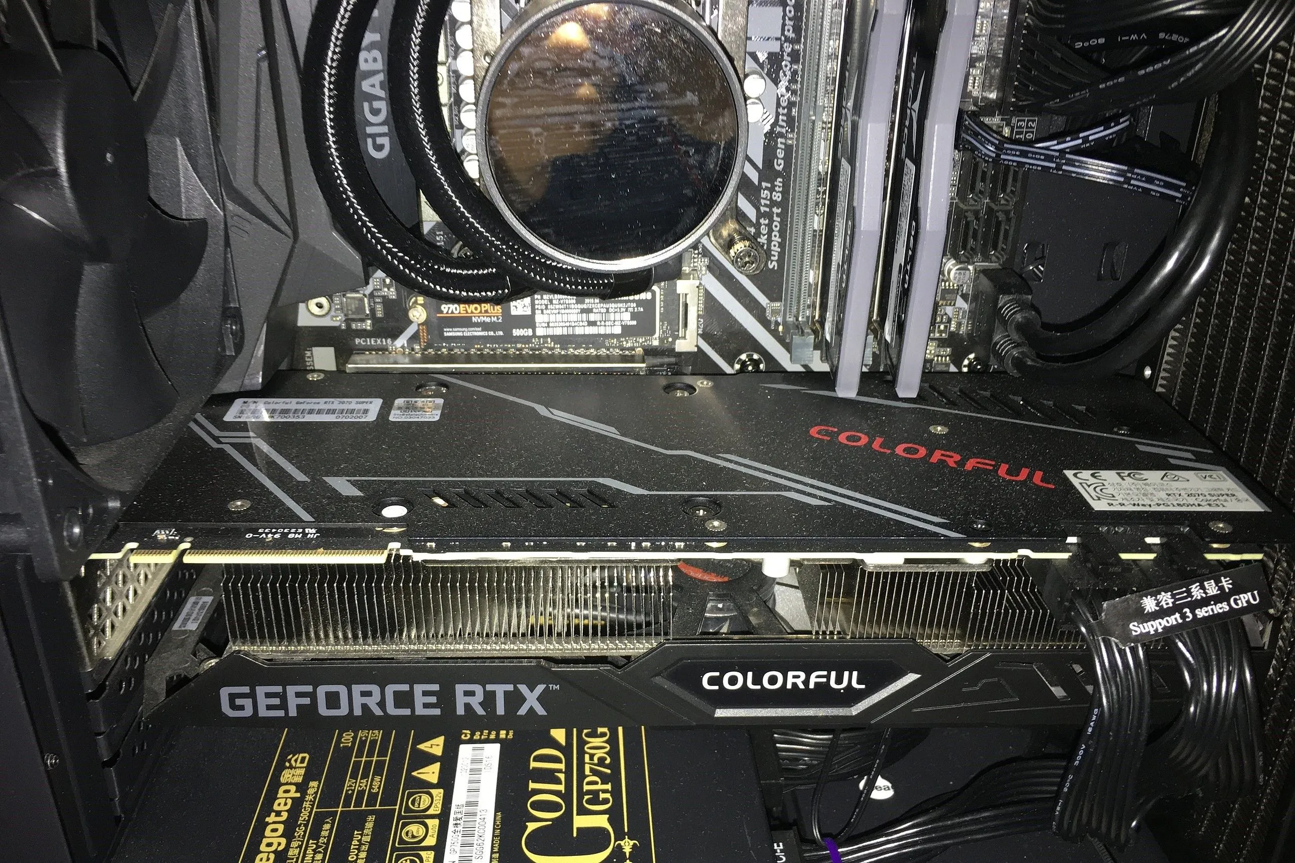 Card đồ họa NVIDIA GeForce RTX 2070 Super, đại diện cho GPU tầm trung mạnh mẽ