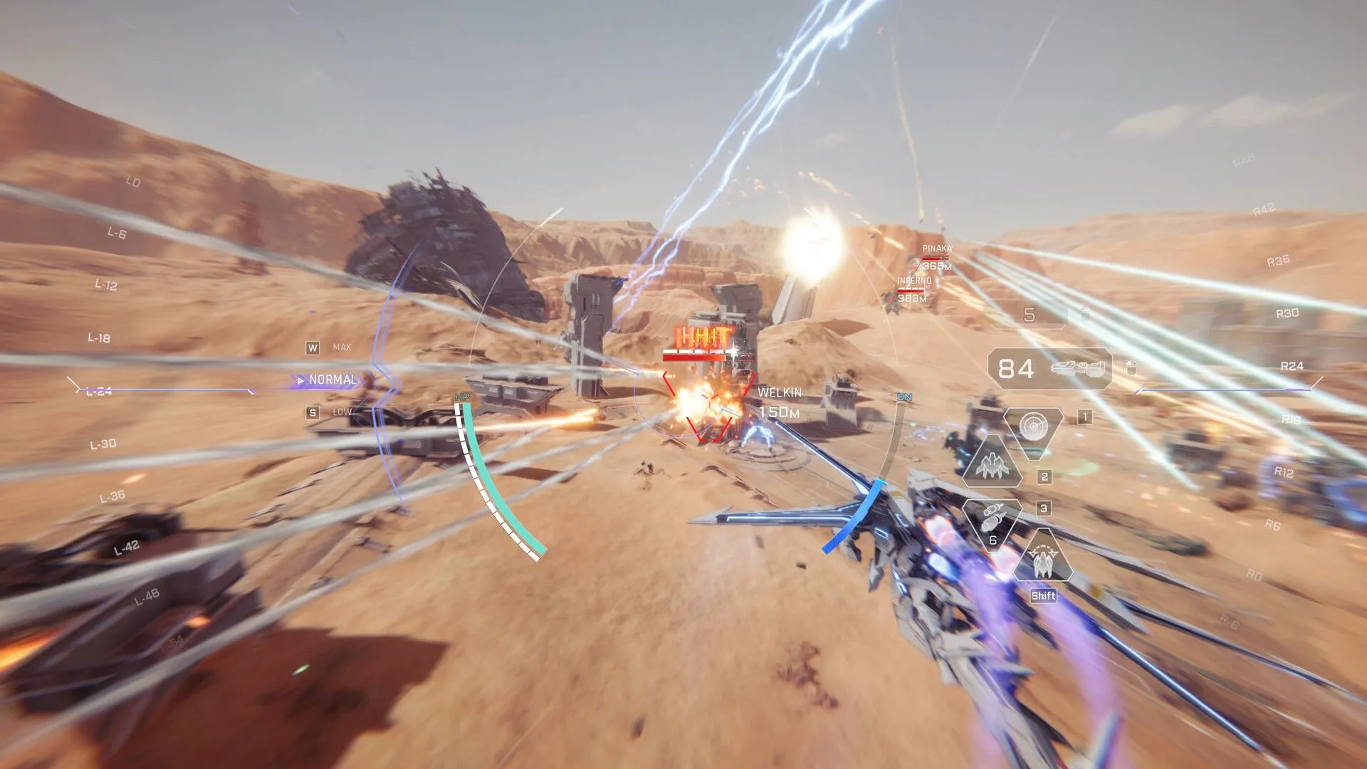 Chiến đấu trong Mecha BREAK, một game bắn súng robot nhiều người chơi