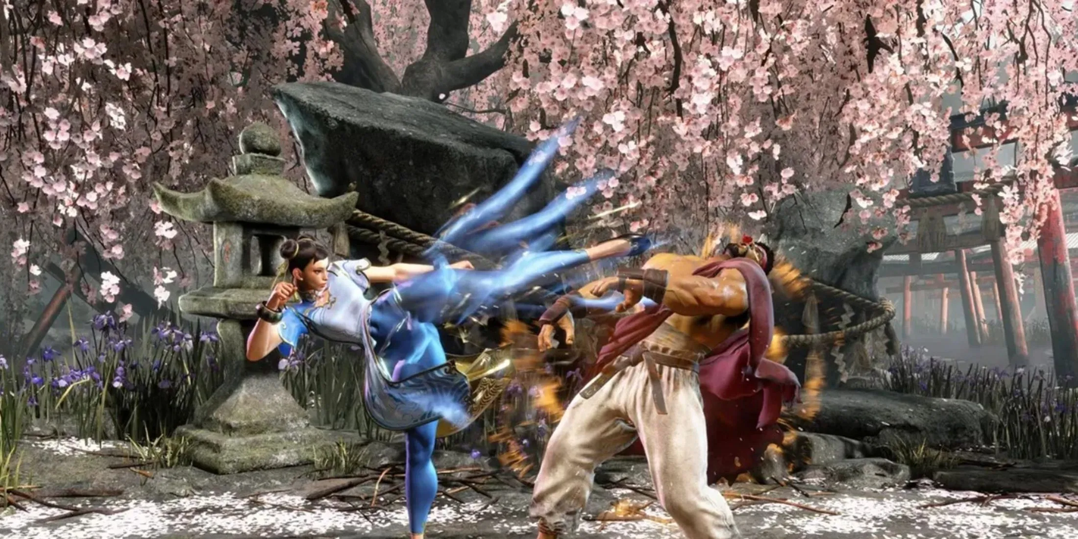 Chun-Li và Ryu giao đấu trong Street Fighter 6, minh họa gameplay sôi động